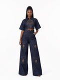Ensemble Denim Pantalon Femme