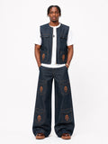 Gilet Denim Masque Homme