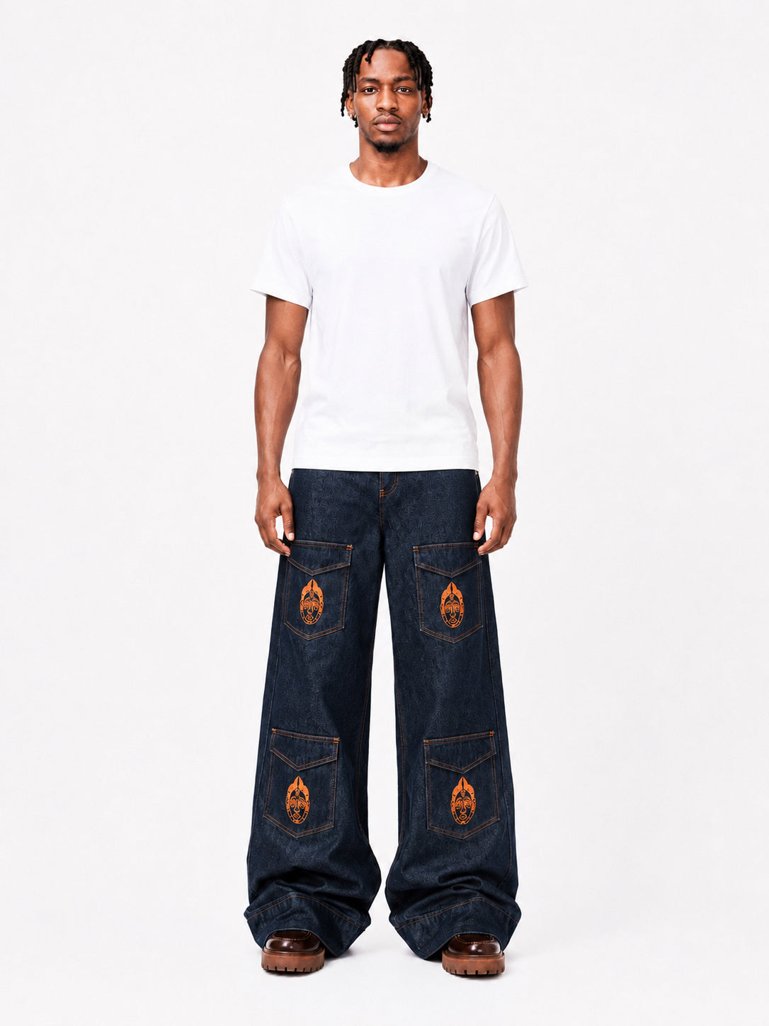Pantalon Denim Masque Homme