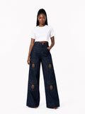 Pantalon Denim Masque Femme